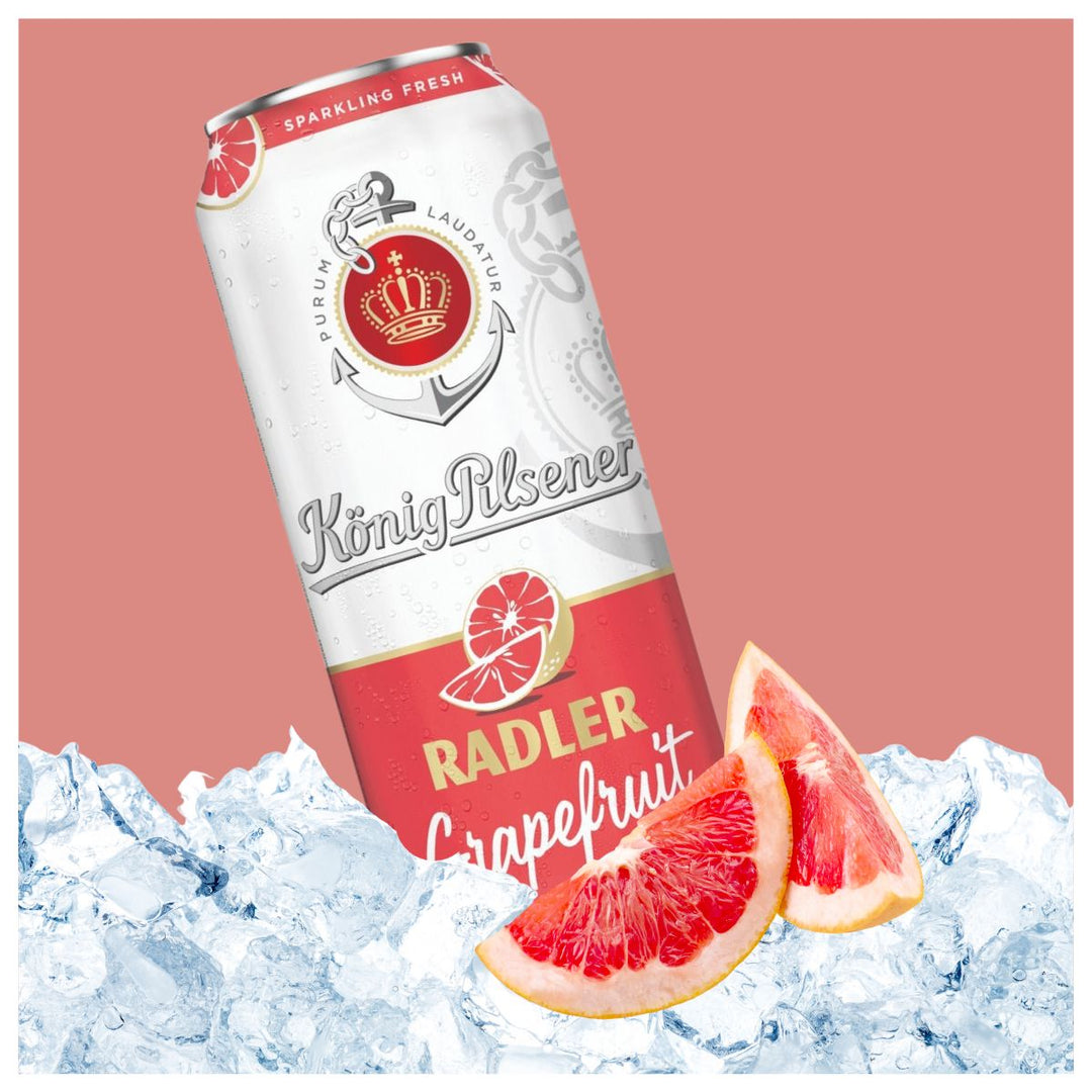 BR König Pilsener Radler Grapefruit - cerveza lager con jugo de toronja