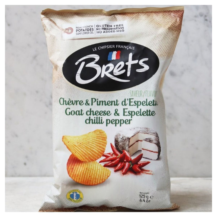 BT CHIPS SAUVER CHEVRE PIMIENT D'ESPELETTE - PAPALINAS CON QUESO DE CABRA Y PIMIENTO