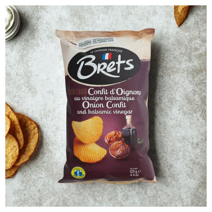 BT CHIPS SAUVER CONFIT D'OGNIONS VINAIGRE BALSAMIQUE - PAPALINAS CON CEBOLLA Y VINAGRE BALSÁMICO