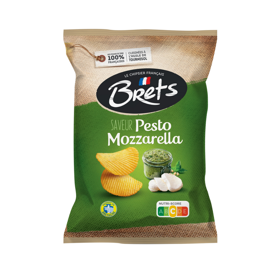 BT Chips Sauver Pesto Mozzarella - papalinas con queso mozarella y pesto - Calvbrunnen - Compralo en CorinneRegalos.com