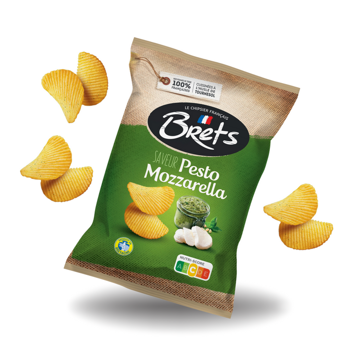 BT Chips Sauver Pesto Mozzarella - papalinas con queso mozarella y pesto