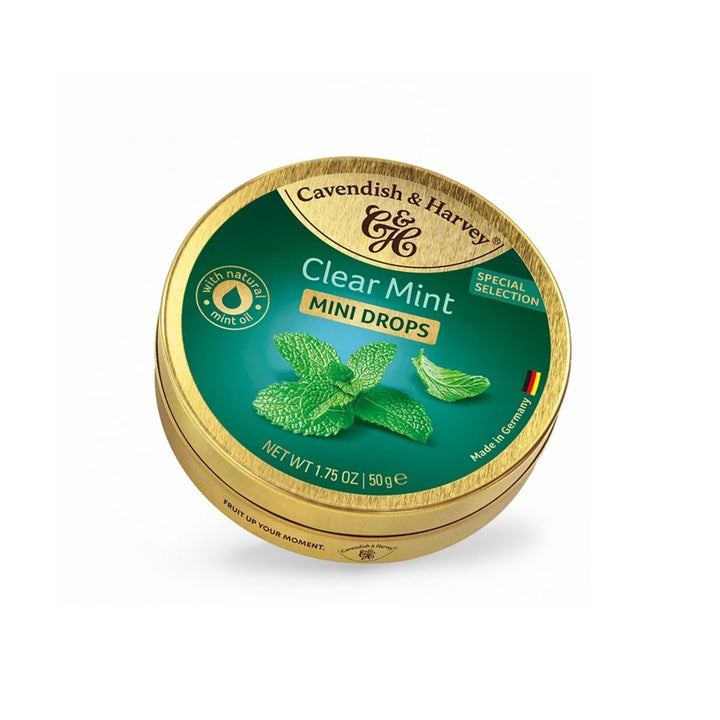 50G CLEAR MINT DROPS - DULCES DE MENTAS