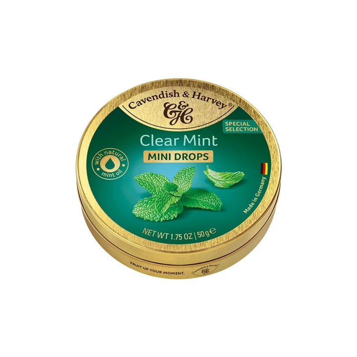 50G CLEAR MINT DROPS - DULCES DE MENTAS