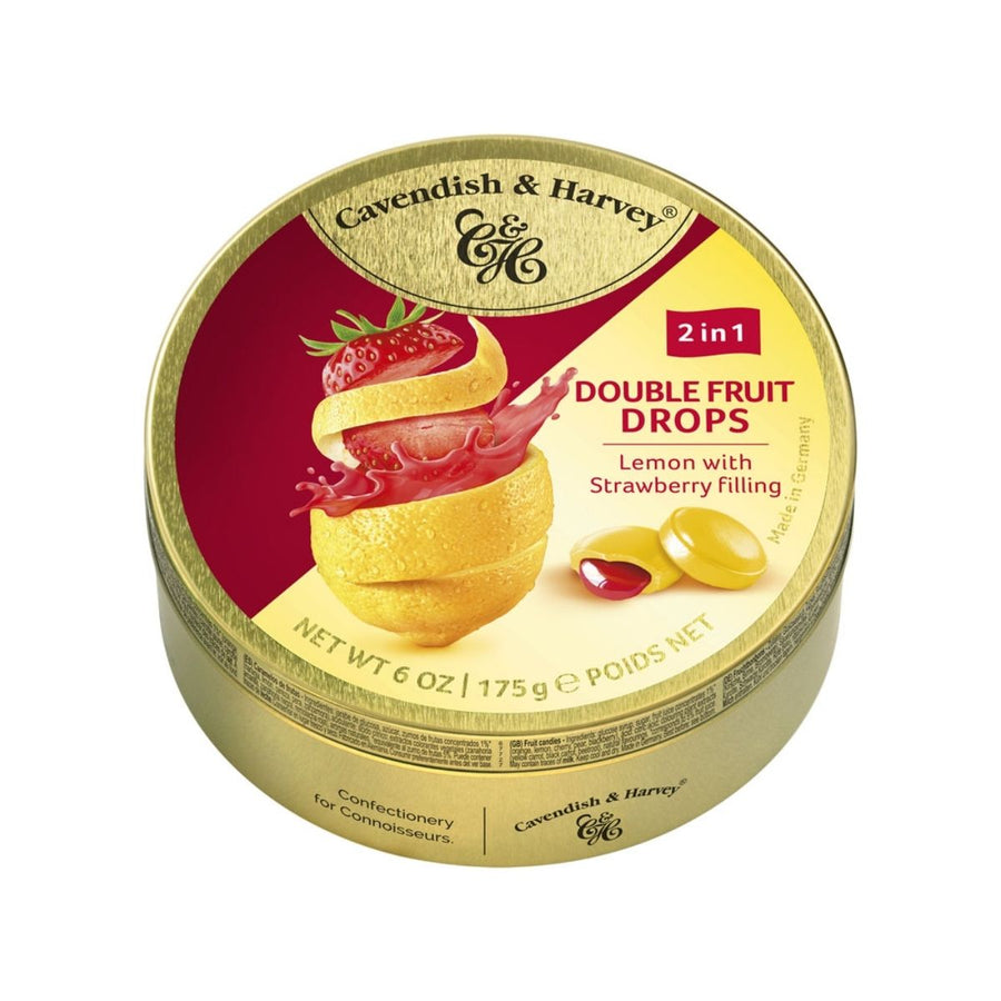 DUO FRUIT LEMON FILL - DULCES CON SABOR A LIMON RELLENOS DE FRESA - Calvbrunnen - Compralo en CorinneRegalos.com