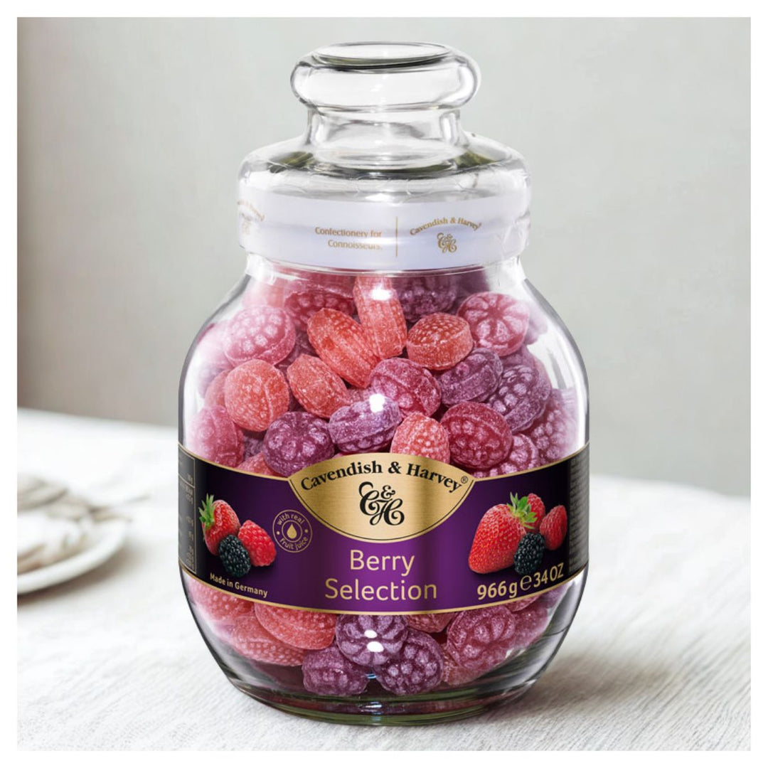 966G - BERRY CANDIES JAR - DULCES DE FRUTOS DEL BOSQUE - TARRO