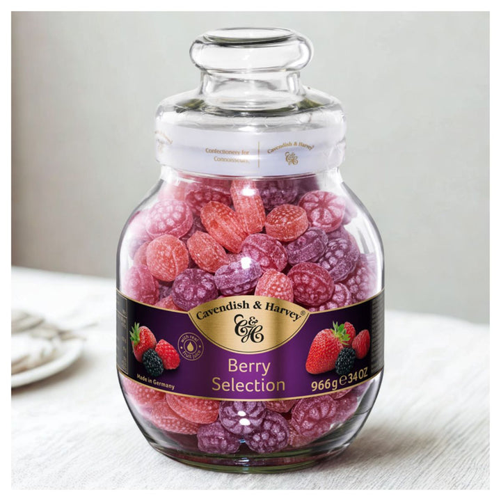 966G - BERRY CANDIES JAR - DULCES DE FRUTOS DEL BOSQUE - TARRO