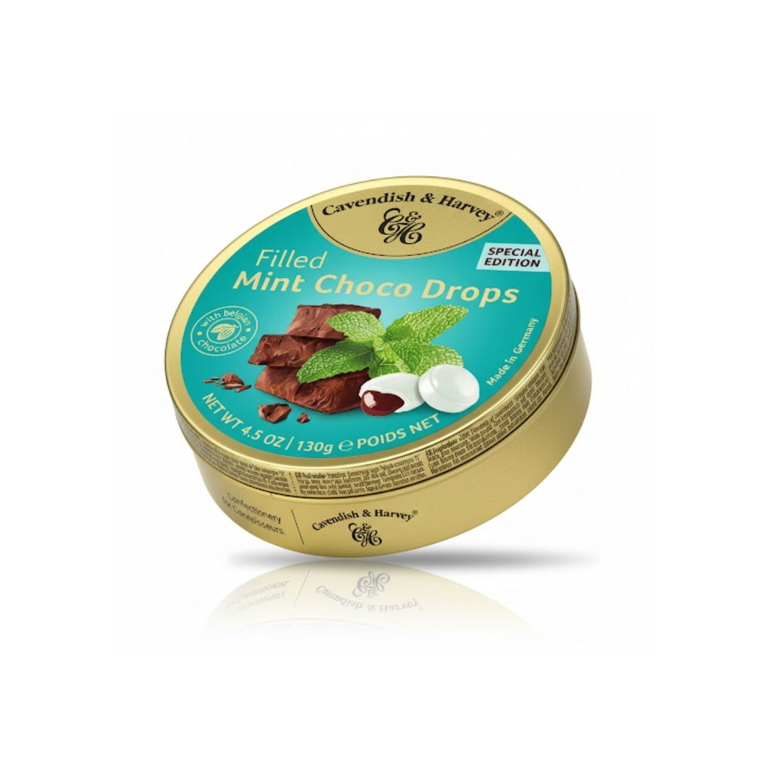 CH 130G FILLED MONT CHOCOLATE DROPS  DULCES DE MENTA RELLENOS DE CHOCOLATE