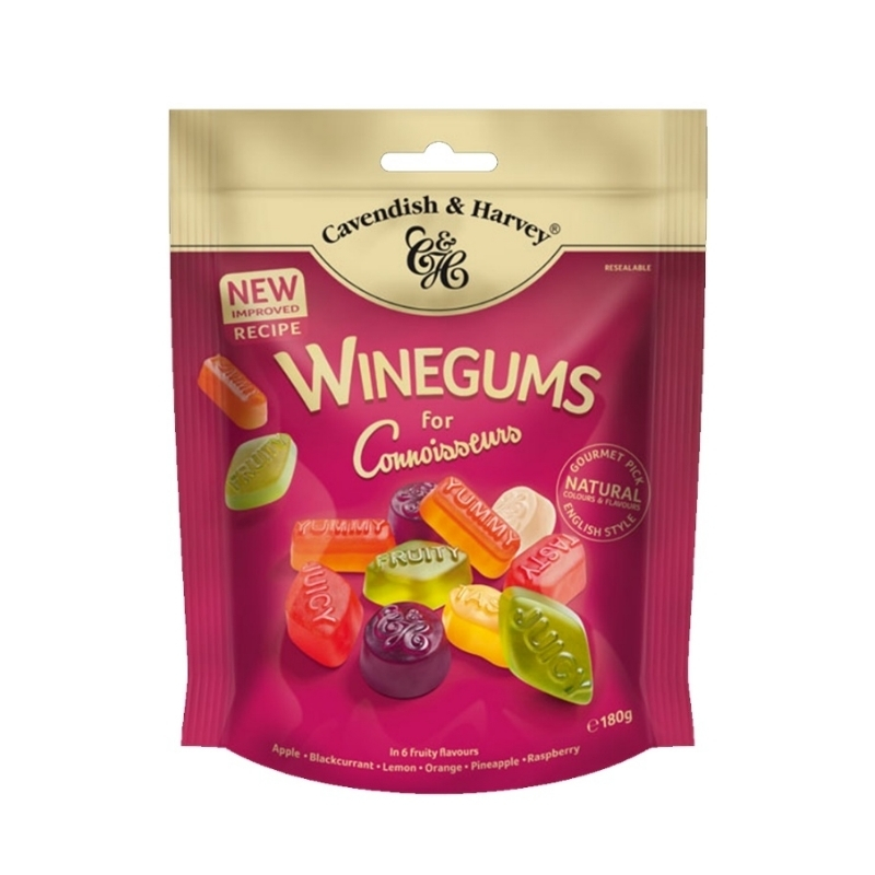 180G WINEGUMS-GOMITAS DE FRUTAS MIXTAS - Calvbrunnen - Compralo en CorinneRegalos.com