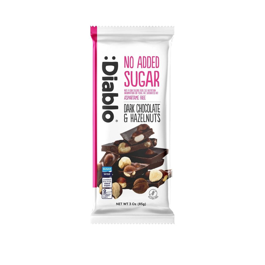 DI DARK CHOCOLATE WITH HAZELNUT - CHOCOLATE OSCURO CON AVELLANAS SIN AZÚCAR - Calvbrunnen - Compralo en CorinneRegalos.com