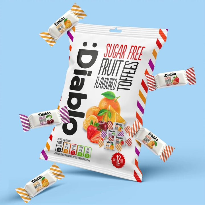 DI SUGAR FREE FRUIT TOFFEE SWEETS