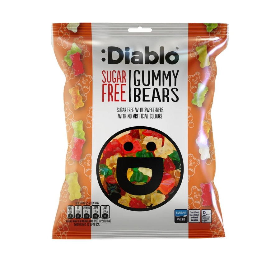 DI SUGAR FREE GUMMY BEARS SWEETS - GOMITAS SIN AZÚCAR SABOR A FRUTAS - Calvbrunnen - Compralo en CorinneRegalos.com