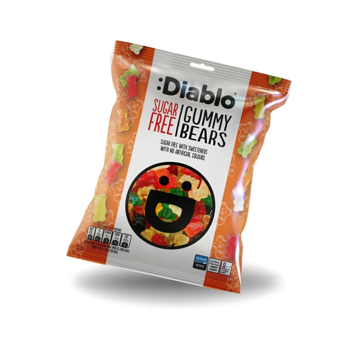 DI SUGAR FREE GUMMY BEARS SWEETS - GOMITAS SIN AZÚCAR SABOR A FRUTAS