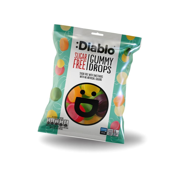 DI SUGAR FREE GUMMY DROPS - GOMITAS SIN AZÚCAR SABOR FRUTAS