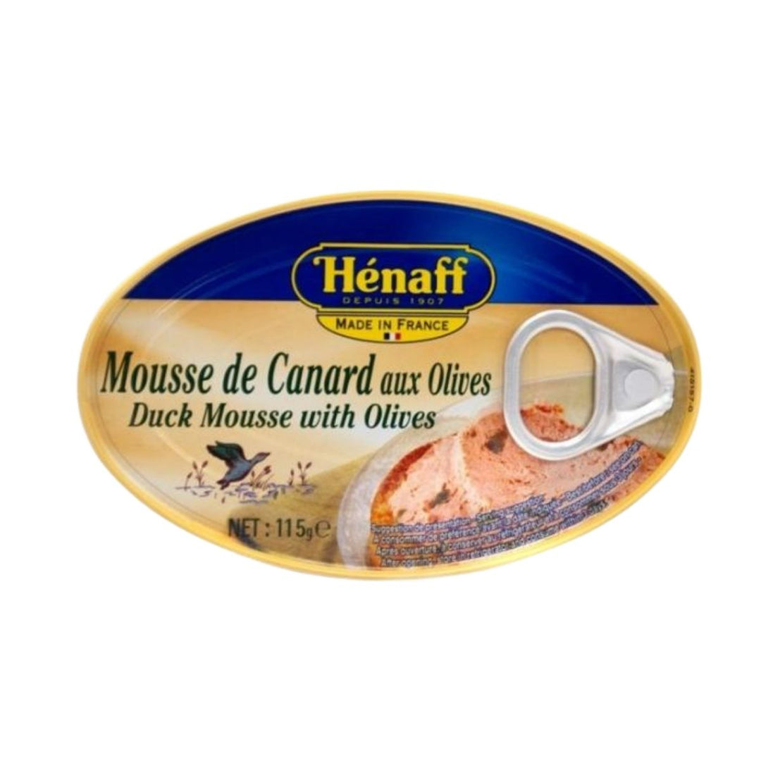 HF MOUSSE DE CANARD AUX OLIVES - PATE DE PATO CON ACEITUNAS - Calvbrunnen - Compralo en CorinneRegalos.com