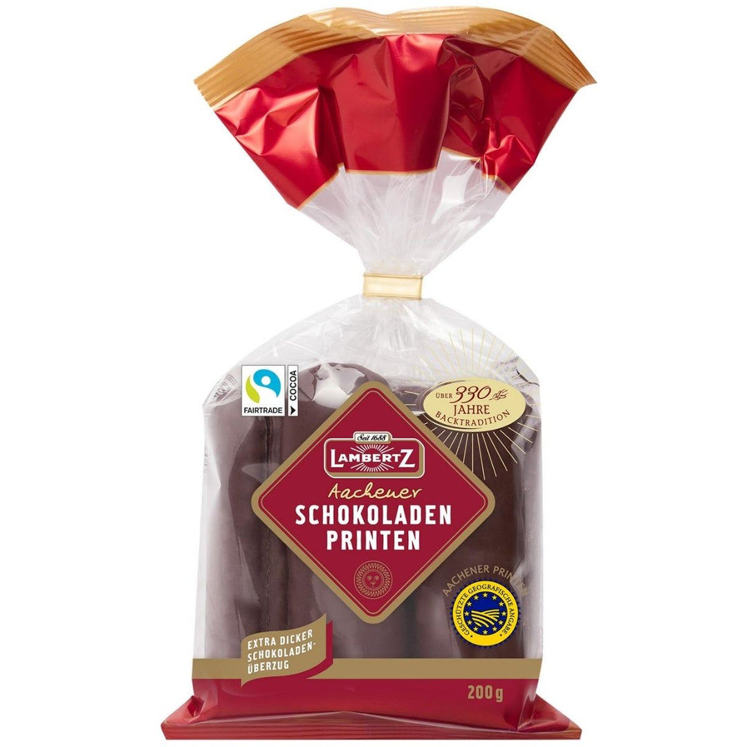 LA SCHOKOLADEN PRINTEN - GALLETAS DE GENJIBRE BAÑADAS EN CHOCOLATE - Calvbrunnen - Compralo en CorinneRegalos.com