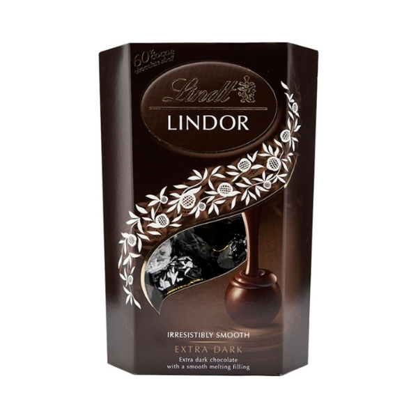 6 TRUFAS LINDOR DE CHOCOLATE 60% CACAO 200g - Calvbrunnen - Compralo en CorinneRegalos.com