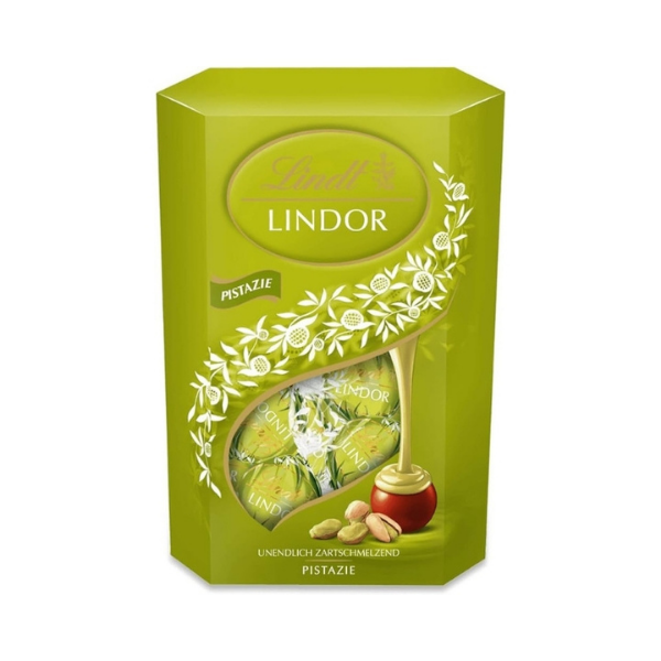 LINDOR CORNET PISTACHIO - CHOCOLATE SURTIDO CON RELLENO DE PISTACHIO 200G - Calvbrunnen - Compralo en CorinneRegalos.com