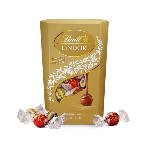 11 TRUFAS LINDOR DE CHOCOLATE SURTIDA + - Calvbrunnen - Compralo en CorinneRegalos.com