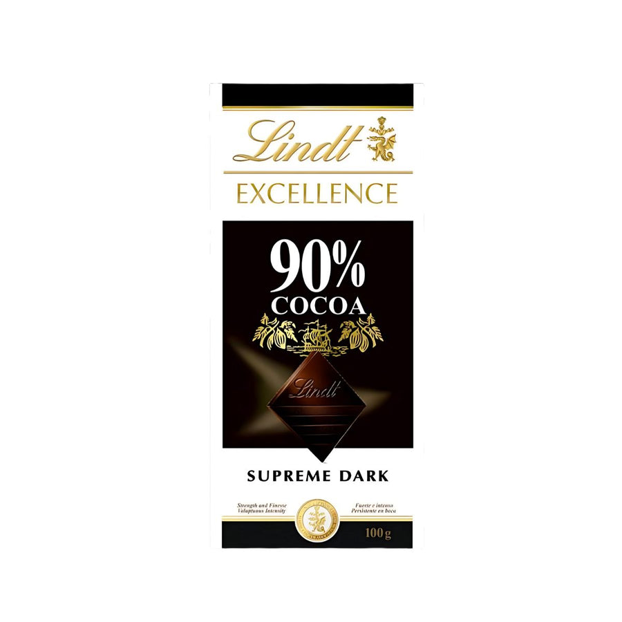 LINDT EXCELLENCE 90% CACAO - CHOCOLATE 100gr - Calvbrunnen - Compralo en CorinneRegalos.com