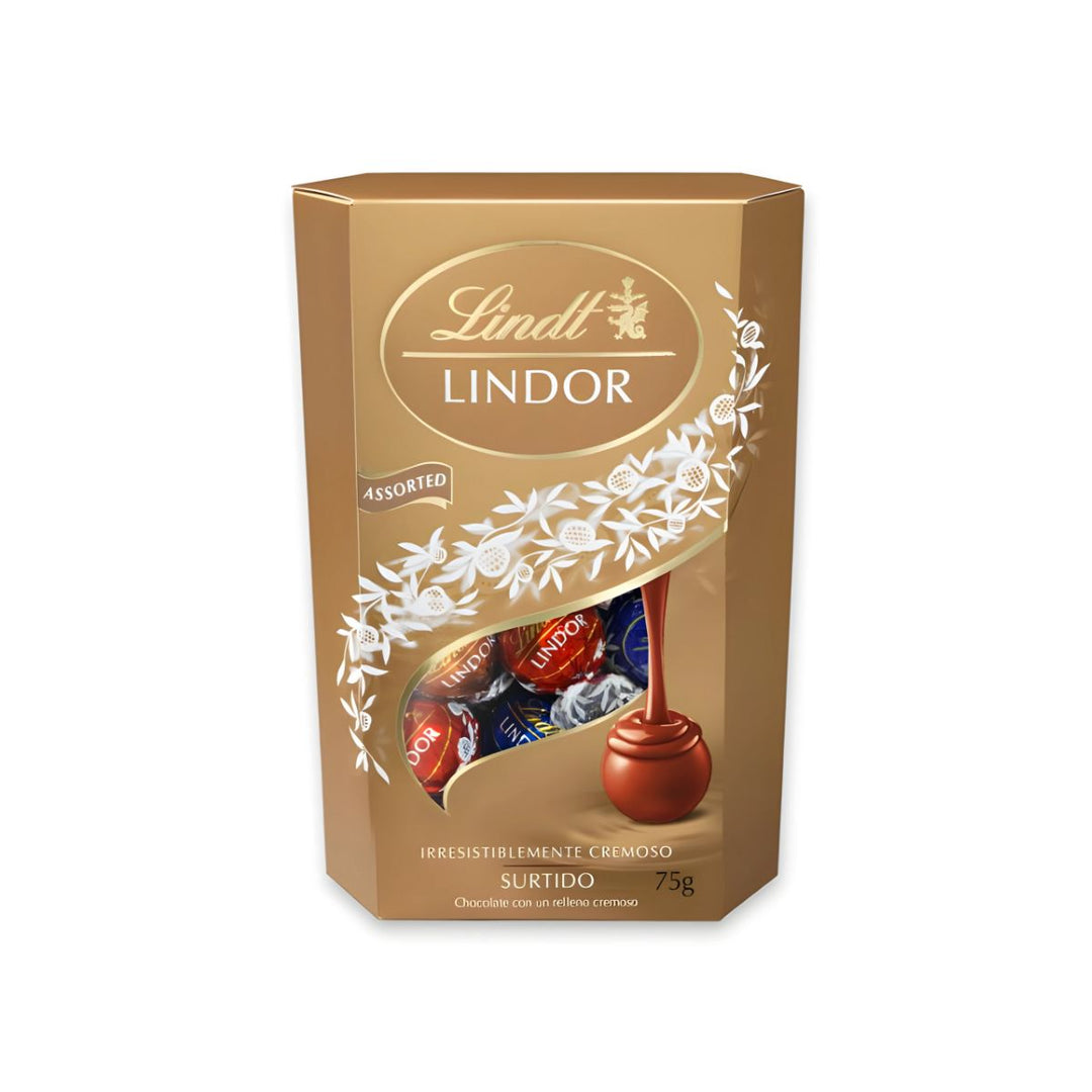 LD LINDOR MINI CORNET ASSORTED - CHOCOLATE VARIADO CREMOSO - Calvbrunnen - Compralo en CorinneRegalos.com