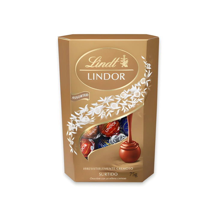 LD LINDOR MINI CORNET ASSORTED - CHOCOLATE VARIADO CREMOSO - Calvbrunnen - Compralo en CorinneRegalos.com