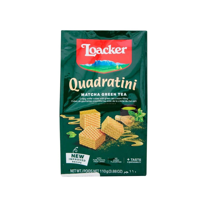 LO QUADRATINI MATCHA - GALLETA WAFFLE CON CREMA DE MATCHA - Calvbrunnen - Compralo en CorinneRegalos.com