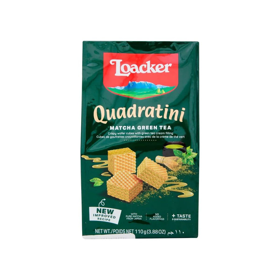 LO QUADRATINI MATCHA - GALLETA WAFFLE CON CREMA DE MATCHA - Calvbrunnen - Compralo en CorinneRegalos.com