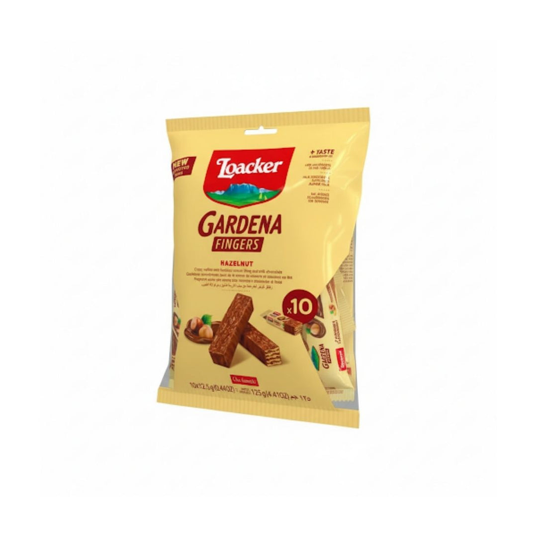 GARDENA HAZELNUT - BOLSA CON 10 UNIDADES DE GALLETA RELLENA DE CREMA DE AVELLANA 125G
