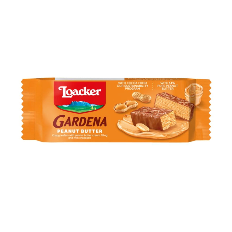 GARDENA PENUT BUTTER - BOLSA CON 10 UNIDADES DE GALLETA RELLENA DE MANTEQUILLA DE MANÍ 125G - Calvbrunnen - Compralo en CorinneRegalos.com