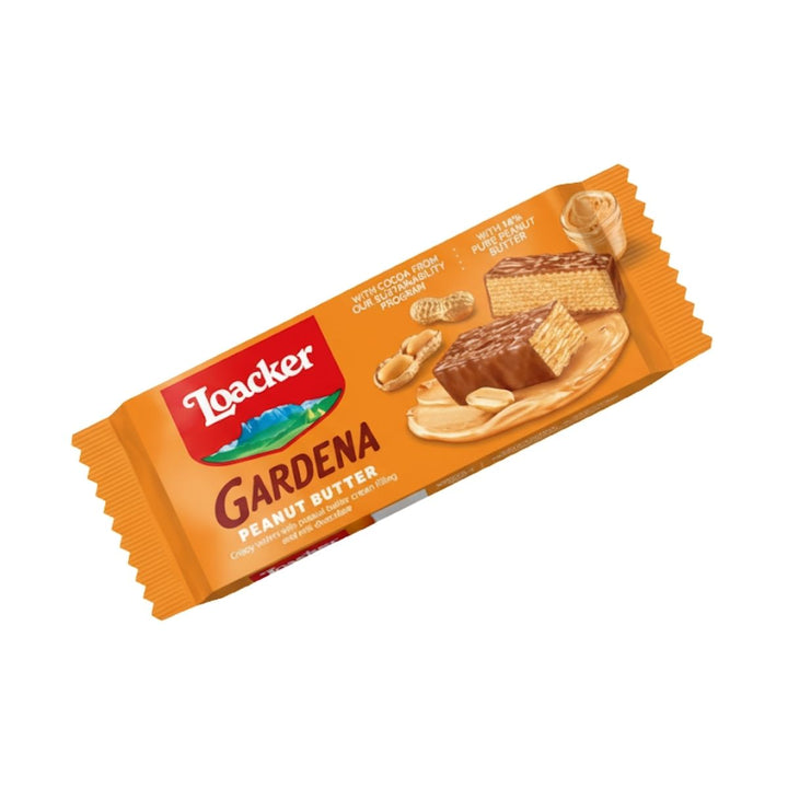 GARDENA PENUT BUTTER - BOLSA CON 10 UNIDADES DE GALLETA RELLENA DE MANTEQUILLA DE MANÍ 125G