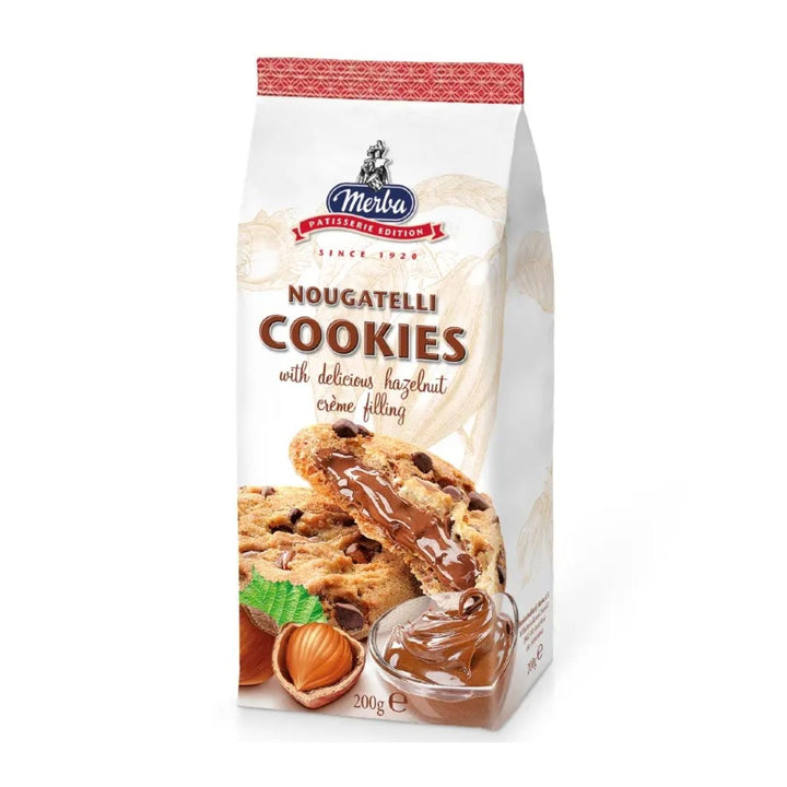 GALLETA CON RELLENO DE CREMA DE AVELLANAS 200GR