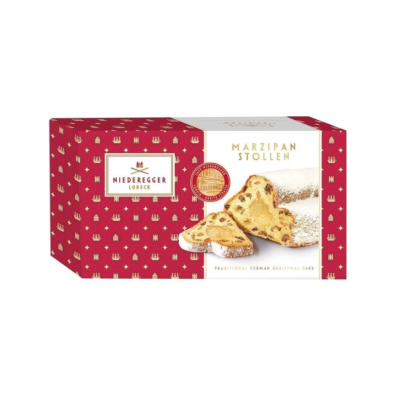 NR MARZIPAN STOLLEN - PASTEL NAVIDEÑO DE FRUTAS CON MAZAPÁN - Calvbrunnen - Compralo en CorinneRegalos.com
