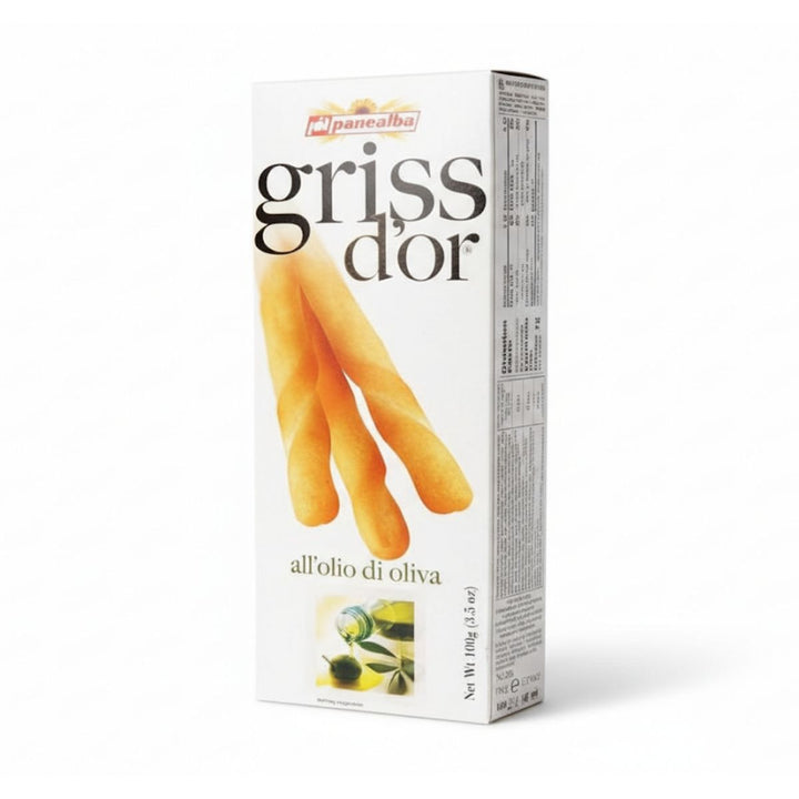 GRISSINI IN BOX OLIO DI OLIVA-PALITOS DE PAN CON ACEITE DE OLIVA