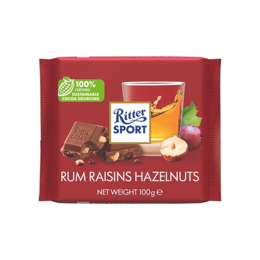 RUM RAISING & HAZELNUTS - CHOCOLATE CON RON PASAS Y AVELLANA 100G - Calvbrunnen - Compralo en CorinneRegalos.com