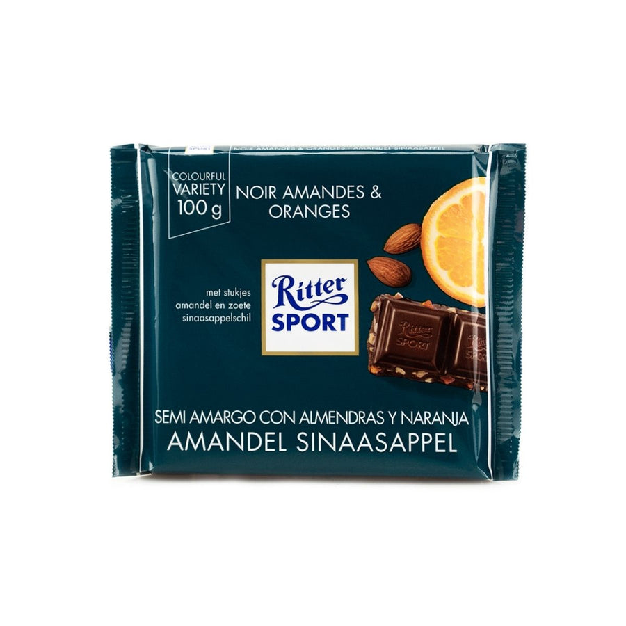 CHOCOLATE OSCURO CON ALMENDRA Y NARANJA 100GR - Calvbrunnen - Compralo en CorinneRegalos.com