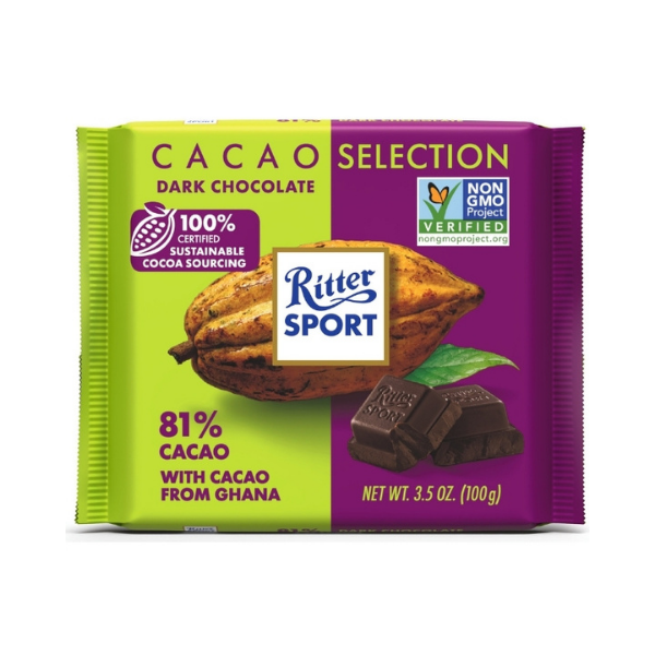 RS EXTRA INTENSE FROM GHANA 81%  CHOCOLATE EXTRA OSCURO AL 81% DE GHANA - Calvbrunnen - Compralo en CorinneRegalos.com