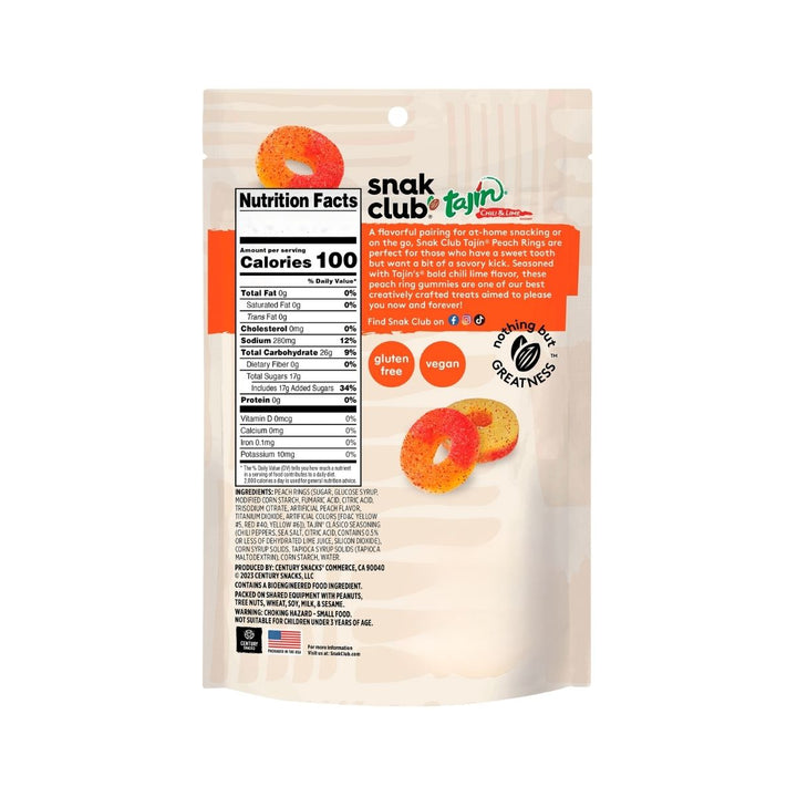 GOMITAS CON TAJÍN DE DURAZNO 4 oz