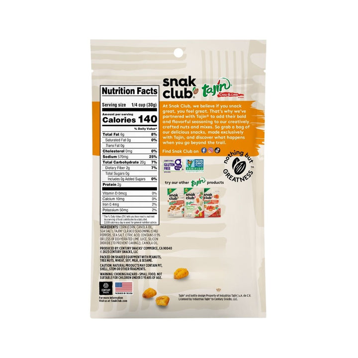 MAÍZ TOSTADO CON TAJÍN 2.75 oz
