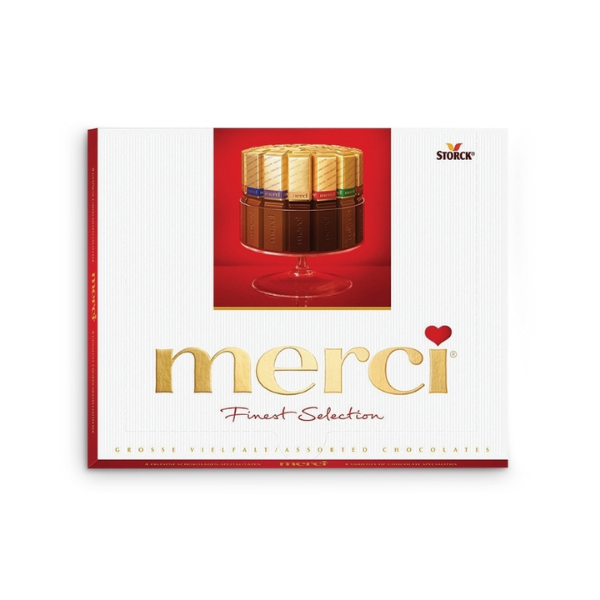 ST MERCI FINEST SELECTION - 7 VARIEDADES DE CHOCOLATE ESPECIAL - Calvbrunnen - Compralo en CorinneRegalos.com