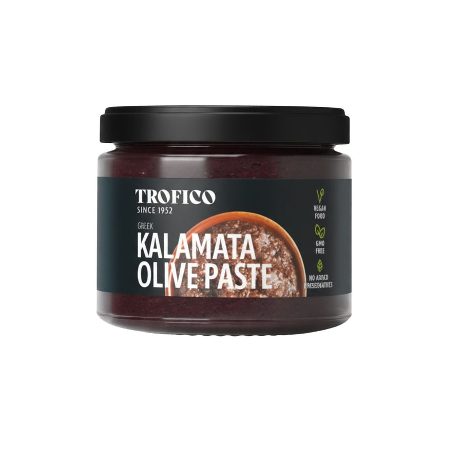 TR GREEK KALAMATA OLIVES PASTE - PASTA DE ACEITUNAS NEGRAS - Calvbrunnen - Compralo en CorinneRegalos.com
