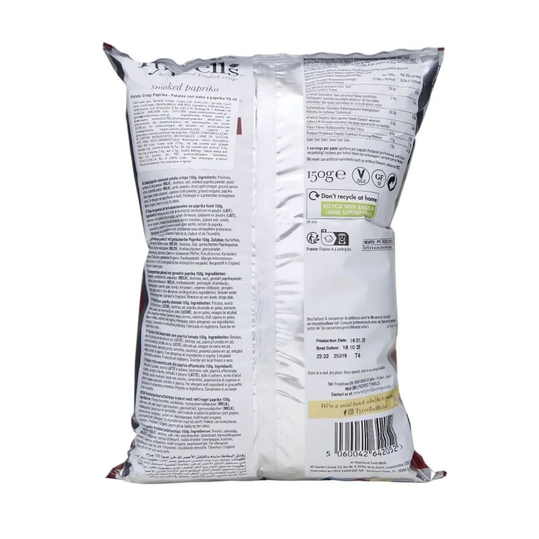 TS POTATO CRISP SMOKED PAPRIKA 150 gr