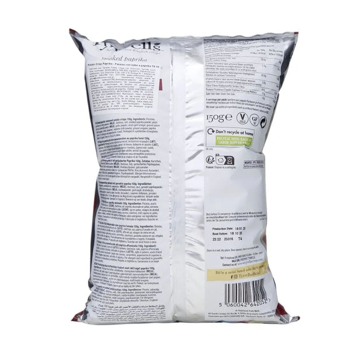 TS POTATO CRISP SMOKED PAPRIKA 150 gr