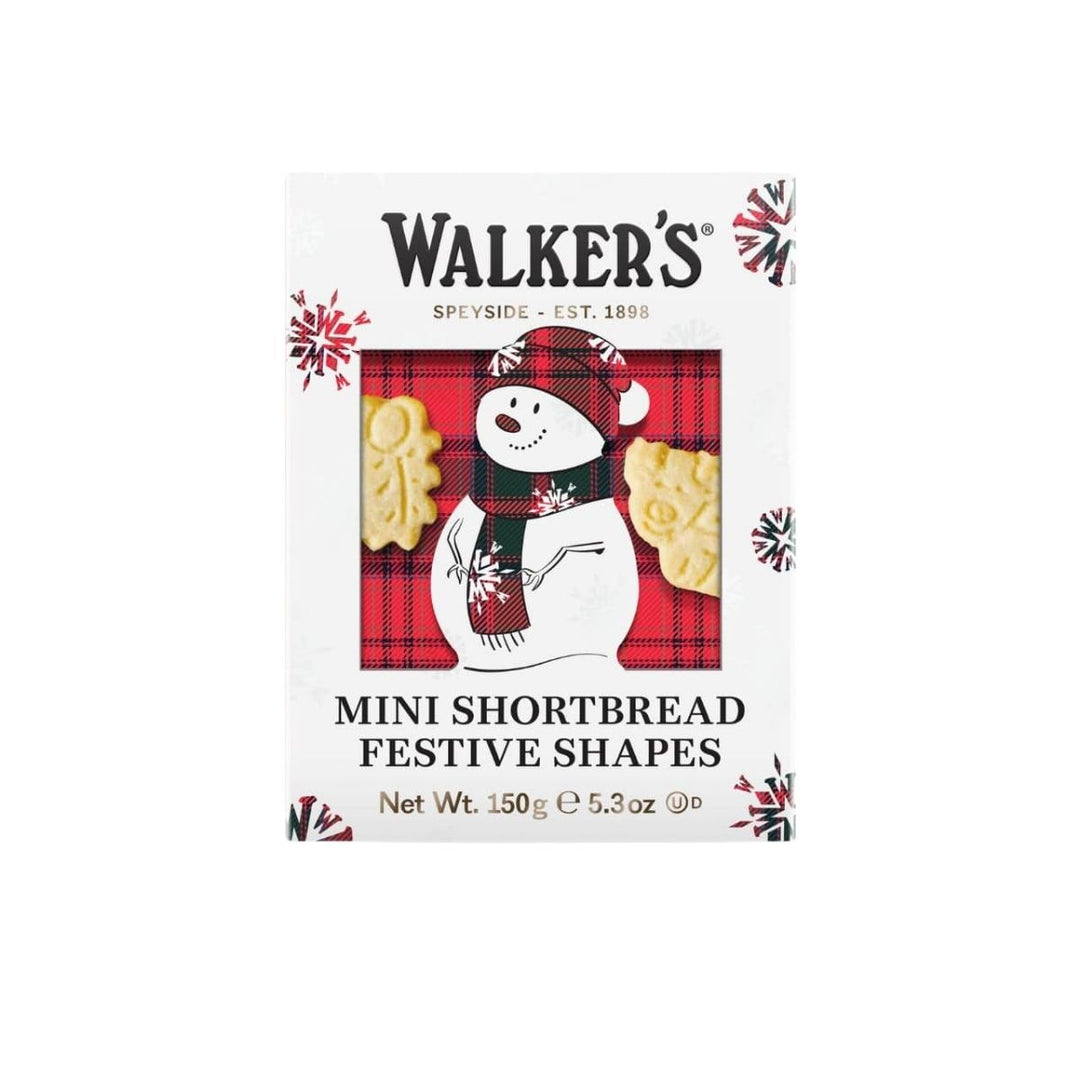 WA 150G MINI SHORTBREAD FESTIVE SHAPES SNOWMAN - GALLETAS DE MANTEQUILLA - Calvbrunnen - Compralo en CorinneRegalos.com