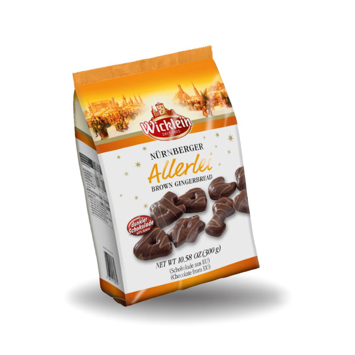 WK LEBKUCHEN ALLERLEI WITH DARK CHOCOLATE - GALLETAS DE ESPECIAS BAÑADAS EN CHOCOLATE OSCURO