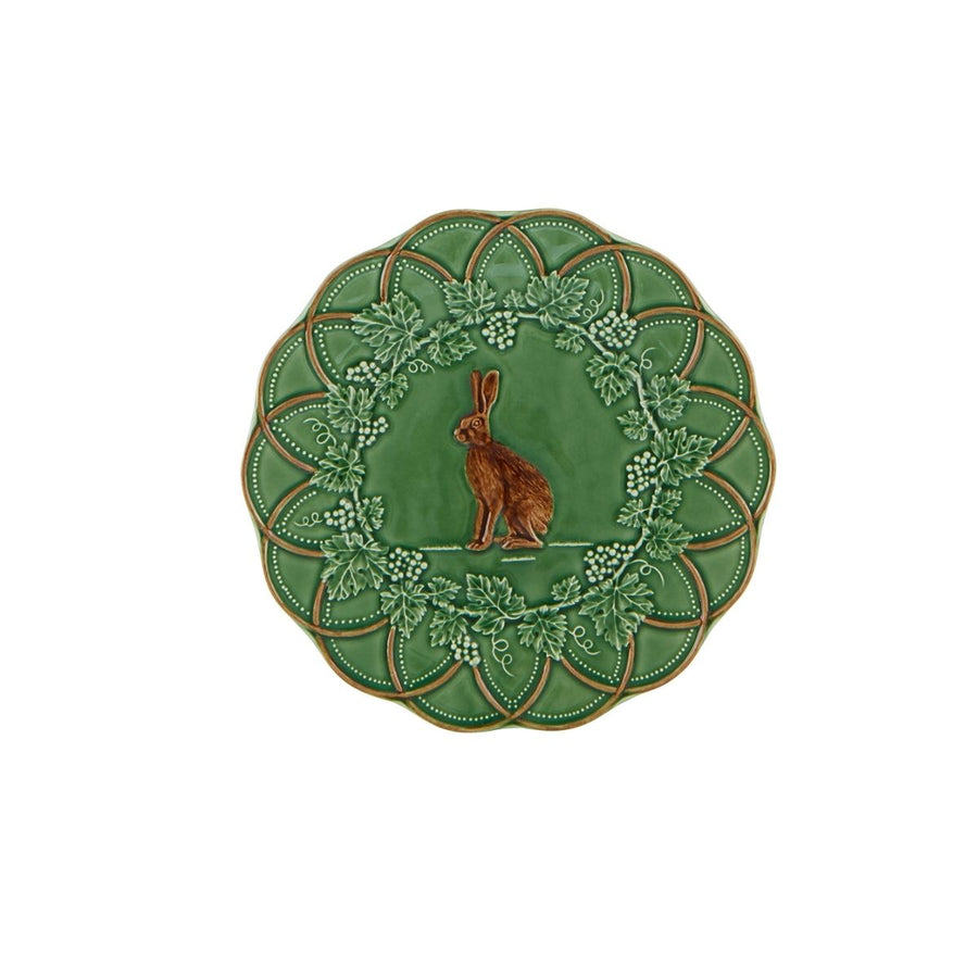 Plato Merienda Liebre Woods - BORDALLO PINHEIRO - Compralo en CorinneRegalos.com