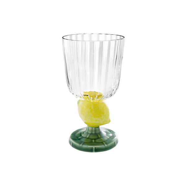 GOBLET LEMON STEM - BORDALLO PINHEIRO - Compralo en CorinneRegalos.com