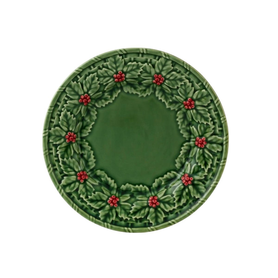 Plato Postre Holly - BORDALLO PINHEIRO - Compralo en CorinneRegalos.com