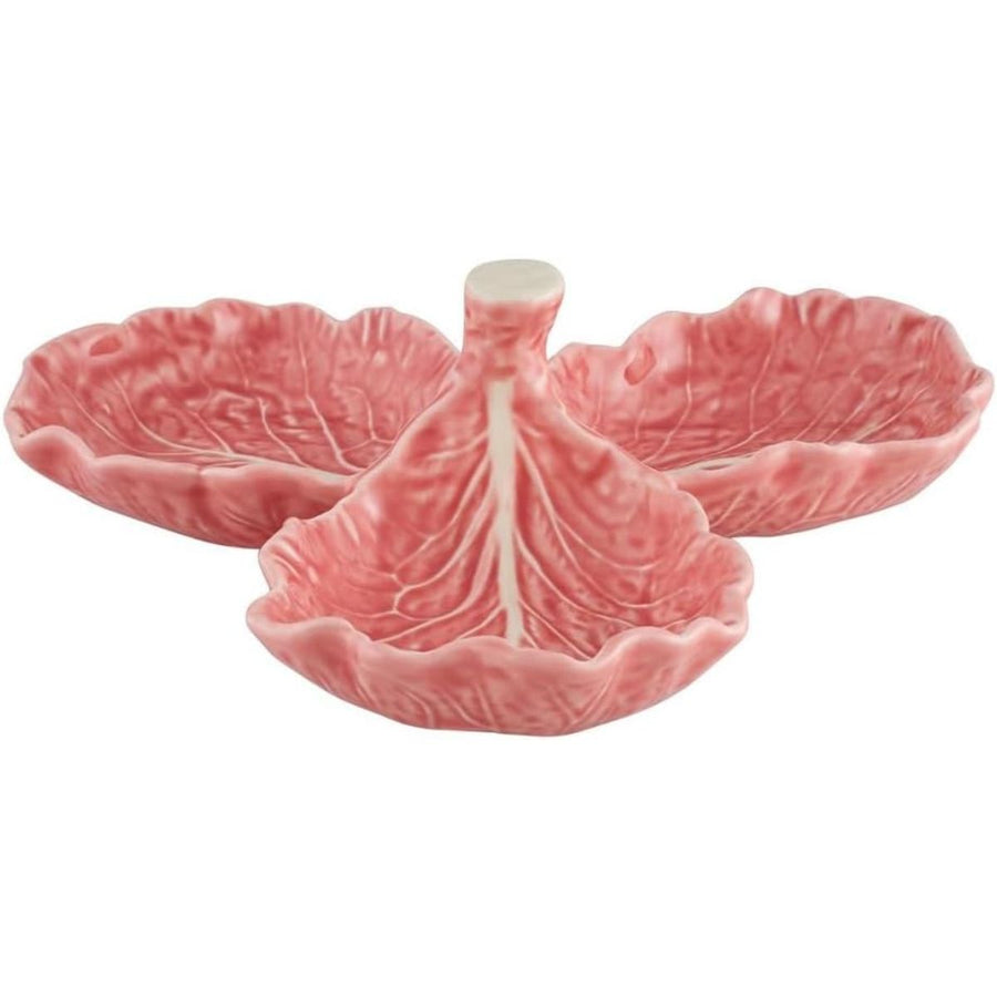 OLIVE DISH ROSE CABBAGE ROSE - BORDALLO PINHEIRO - Compralo en CorinneRegalos.com