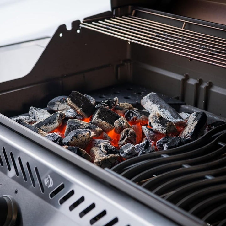 CAST IRON CHARCOAL AND SMOKER TRAY