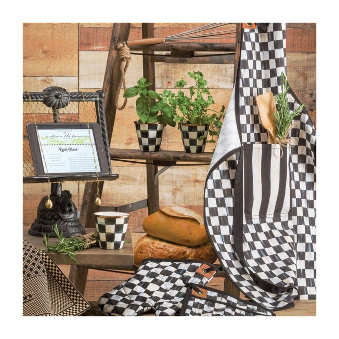 COURTLY CHECK BISTRO APRON